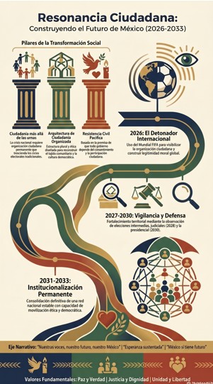 260525 Resonancia Ciudadana - México Organizado 2026-2033 - Infografía Vertical - 